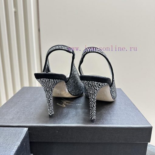 Giuseppe ZanottiGZ 2024s new rhinestone high heelsThe rhinestone heel wraps around Yangjing,zk0qsxsz - Image 7