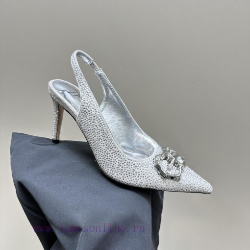 Giuseppe ZanottiGZ 2024s new rhinestone high heelsThe rhinestone heel wraps around Yangjing,kxlvg79l - Image 8