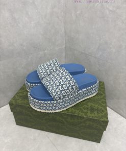 Ladies' GG thick soled slippersGucci women's signature shoes highlight a striking theme withyg3q8rwb