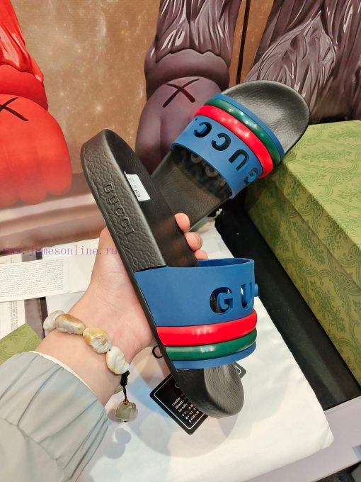 Not giving up benefits——- Brand GUCCIGucci——- Describe summer couples 🧑‍🤝‍🧑 Slippers, with a779nbbsb - Image 4