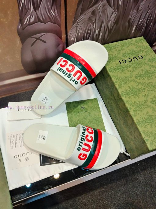 Not giving up benefits——- Brand GUCCIGucci——- Describe summer couples 🧑‍🤝‍🧑 Slippers, with awbehz924 - Image 2