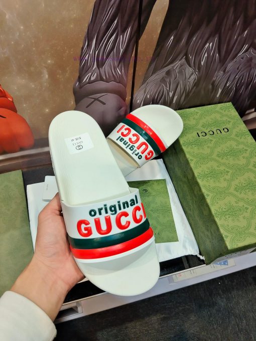 Not giving up benefits——- Brand GUCCIGucci——- Describe summer couples 🧑‍🤝‍🧑 Slippers, with awbehz924 - Image 3