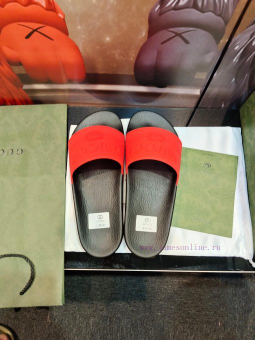 Not giving up benefits——- Brand GUCCIGucci——- Describe summer couples 🧑‍🤝‍🧑 Slippers, with ayno6oe8b - Image 7