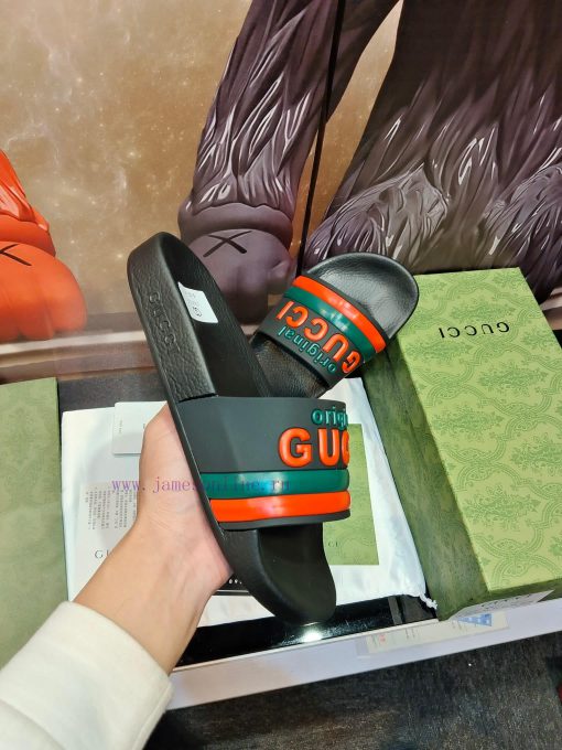 Not giving up benefits——- Brand GUCCIGucci——- Describe summer couples 🧑‍🤝‍🧑 Slippers, with acn6wnc1p - Image 4