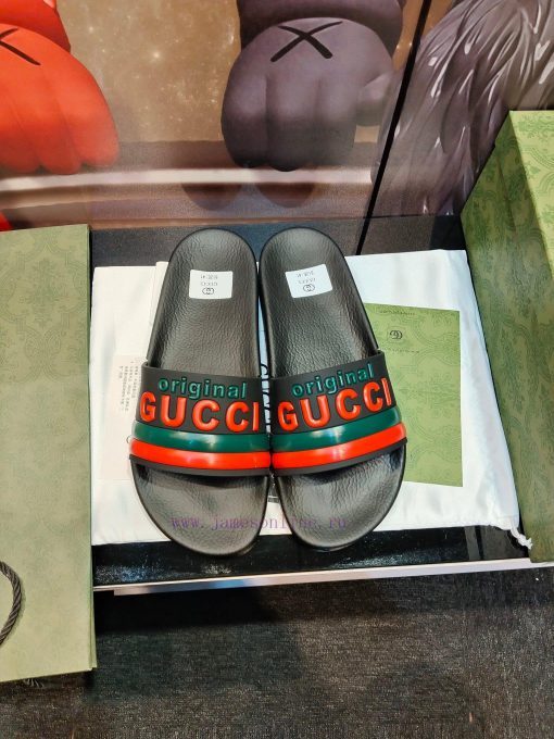 Not giving up benefits——- Brand GUCCIGucci——- Describe summer couples 🧑‍🤝‍🧑 Slippers, with acn6wnc1p - Image 5