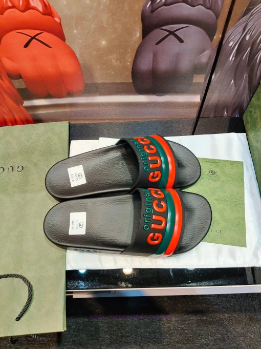 Not giving up benefits——- Brand GUCCIGucci——- Describe summer couples 🧑‍🤝‍🧑 Slippers, with acn6wnc1p - Image 9
