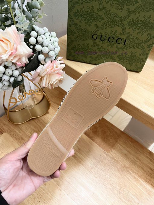 GUCCI 24ss Early Autumn Ladies GG Pattern Decorative Garden Head Gucci Slippers 🩴 Grass wovexkmr6cuv - Image 10