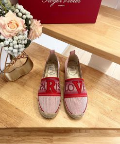 RV 24ss Early Spring New Product LOVES Paris Alphabet Embroidered Fisherman's ShoesHigh denskbtjzfov