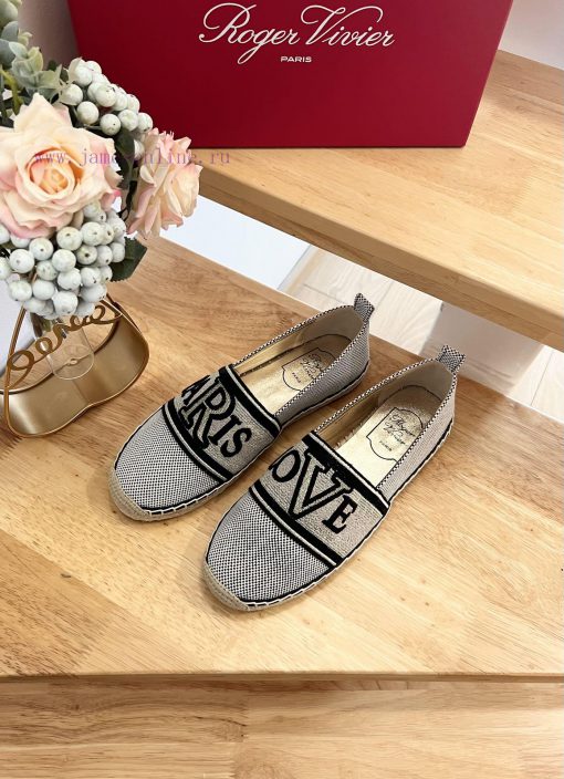 RV 24ss Early Spring New Product LOVES Paris Alphabet Embroidered Fisherman's ShoesHigh densu6rtmu0l - Image 4