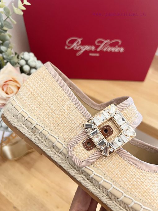 RV 24ss Early Spring New Product LOVES Paris Letter PP Grass Fisherman ShoesThe high-densityshuj4h96 - Image 7