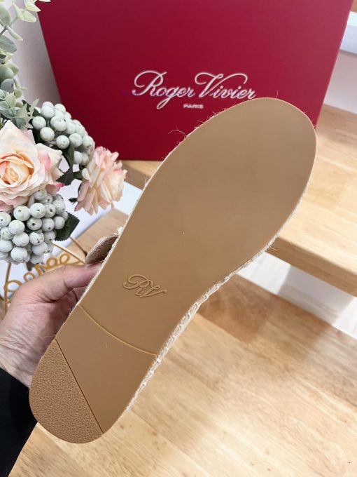 RV 24ss Early Spring New Product LOVES Paris Letter PP Grass Fisherman ShoesThe high-densityshuj4h96 - Image 9