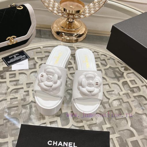 24Ss Chanel's new Chanel wedge slippers and sandals, even when going out for a walk, you shoi9zss5xw - Image 2