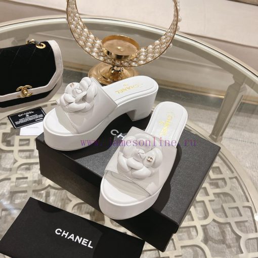 24Ss Chanel's new Chanel wedge slippers and sandals, even when going out for a walk, you shoi9zss5xw - Image 6