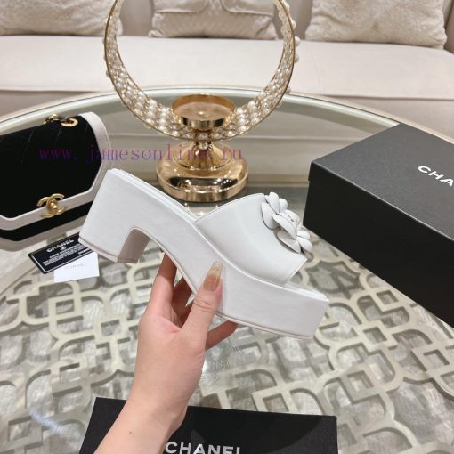 24Ss Chanel's new Chanel wedge slippers and sandals, even when going out for a walk, you shoi9zss5xw - Image 7