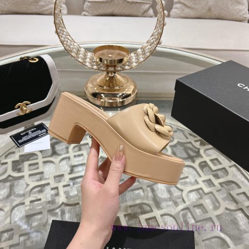 24Ss Chanel's new Chanel wedge slippers and sandals, even when going out for a walk, you shos9ougnz3 - Image 7