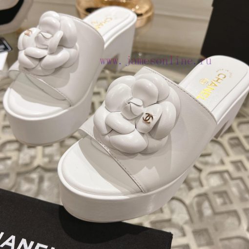24Ss Chanel's new Chanel wedge slippers and sandals, even when going out for a walk, you shoi9zss5xw - Image 10