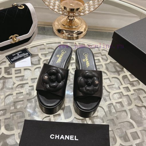 24Ss Chanel's new Chanel wedge slippers and sandals, even when going out for a walk, you sho7ccsz73m - Image 2