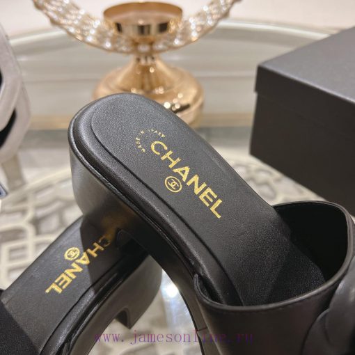 24Ss Chanel's new Chanel wedge slippers and sandals, even when going out for a walk, you sho7ccsz73m - Image 8