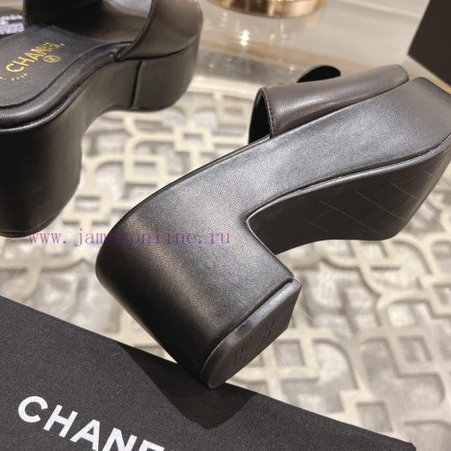24Ss Chanel's new Chanel wedge slippers and sandals, even when going out for a walk, you sho7ccsz73m - Image 9