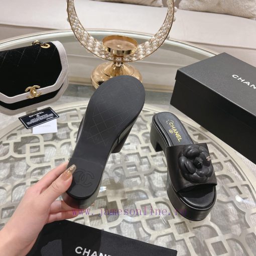 24Ss Chanel's new Chanel wedge slippers and sandals, even when going out for a walk, you sho7ccsz73m - Image 10