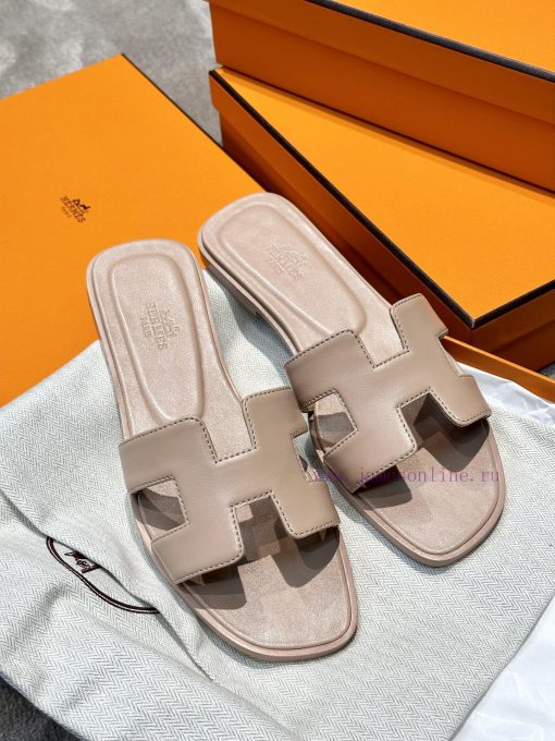Top qualityherme…s ss24 new arrival～H Home Classic Oran Slippers 24 New ColorsThe color schek4obriip - Image 2