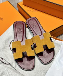 Top qualityherme…s ss24 new arrival～H Home Classic Oran Slippers 24 New ColorsThe color scheyc3h75ne