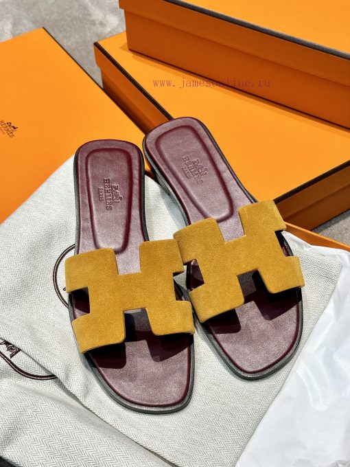 Top qualityherme…s ss24 new arrival～H Home Classic Oran Slippers 24 New ColorsThe color scheyc3h75ne
