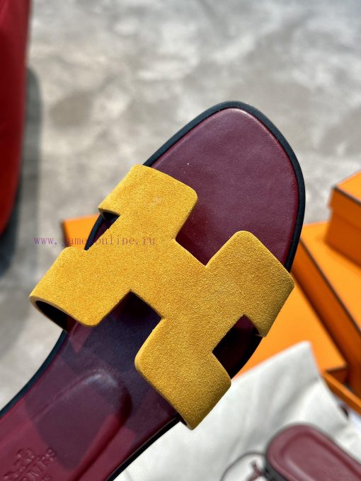 Top qualityherme…s ss24 new arrival～H Home Classic Oran Slippers 24 New ColorsThe color scheyc3h75ne - Image 5