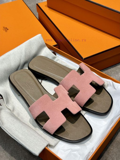 Top qualityherme…s ss24 new arrival～H Home Classic Oran Slippers 24 New ColorsThe color scherq83fel2 - Image 4