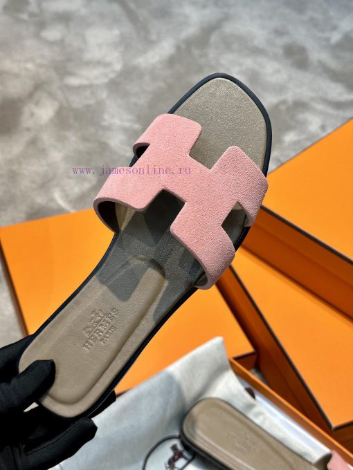 Top qualityherme…s ss24 new arrival～H Home Classic Oran Slippers 24 New ColorsThe color scherq83fel2 - Image 5
