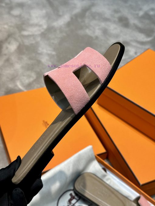 Top qualityherme…s ss24 new arrival～H Home Classic Oran Slippers 24 New ColorsThe color scherq83fel2 - Image 6