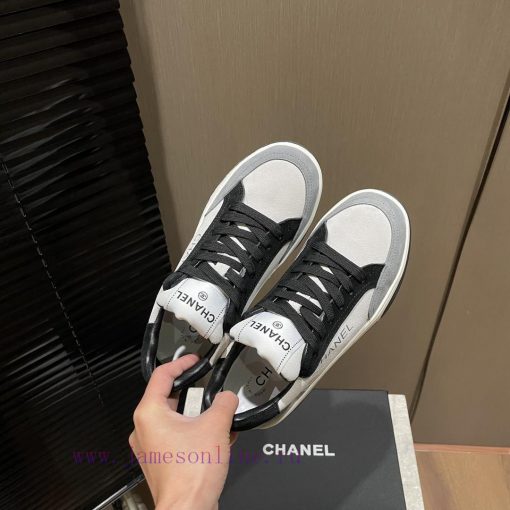 Chanel 24SF full leather panda color white shoes casual sports shoes skateboard shoesOriginant0a7zvs - Image 6