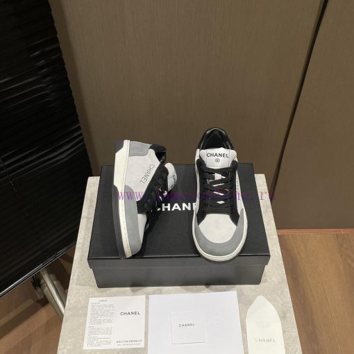Chanel 24SF full leather panda color white shoes casual sports shoes skateboard shoesOriginant0a7zvs - Image 9