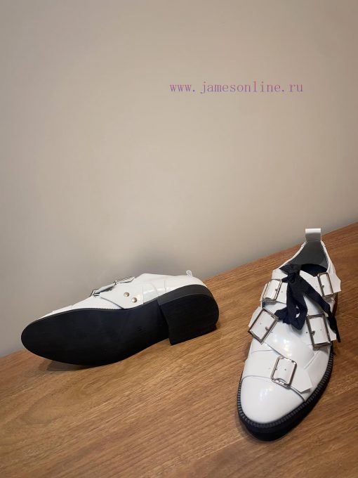 2024 new comme des garcons CDG Kawakubo Rei runway style small leather shoesIron shoes bound5uu8qsvg - Image 3