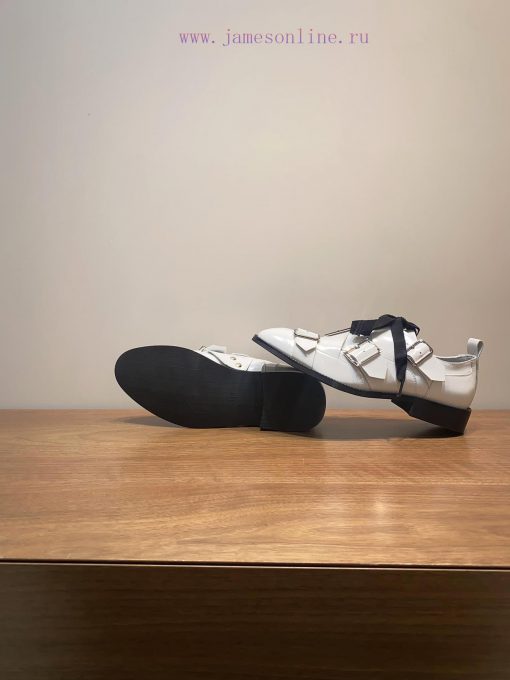2024 new comme des garcons CDG Kawakubo Rei runway style small leather shoesIron shoes bound5uu8qsvg - Image 5