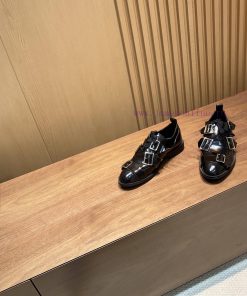 2024 new comme des garcons CDG Kawakubo Rei runway style small leather shoesIron shoes boundu0kob7tg