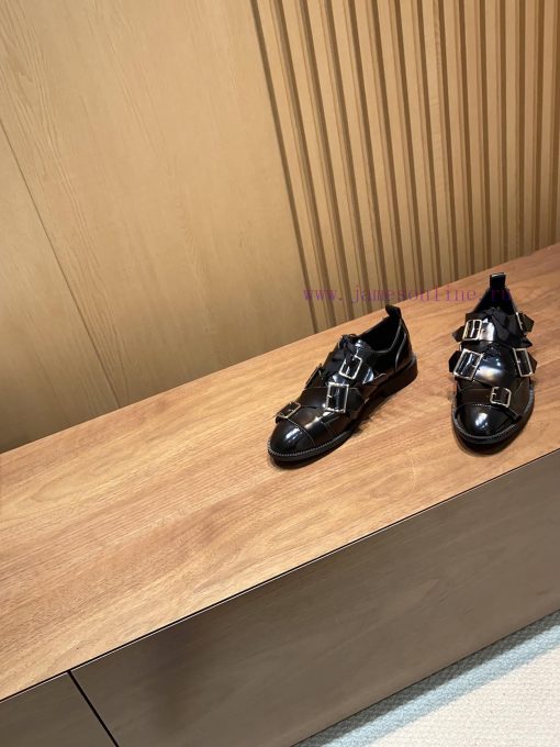 2024 new comme des garcons CDG Kawakubo Rei runway style small leather shoesIron shoes boundu0kob7tg