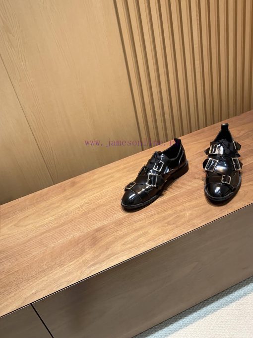 2024 new comme des garcons CDG Kawakubo Rei runway style small leather shoesIron shoes boundu0kob7tg - Image 2