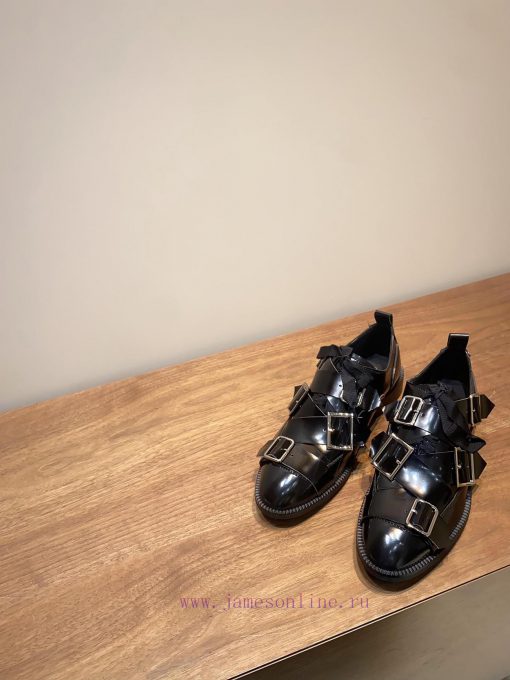 2024 new comme des garcons CDG Kawakubo Rei runway style small leather shoesIron shoes boundujr0rnfr