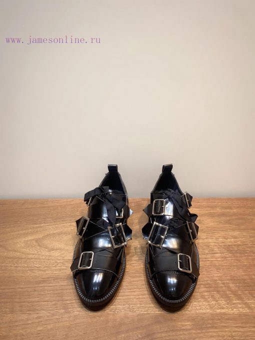 2024 new comme des garcons CDG Kawakubo Rei runway style small leather shoesIron shoes boundujr0rnfr - Image 4