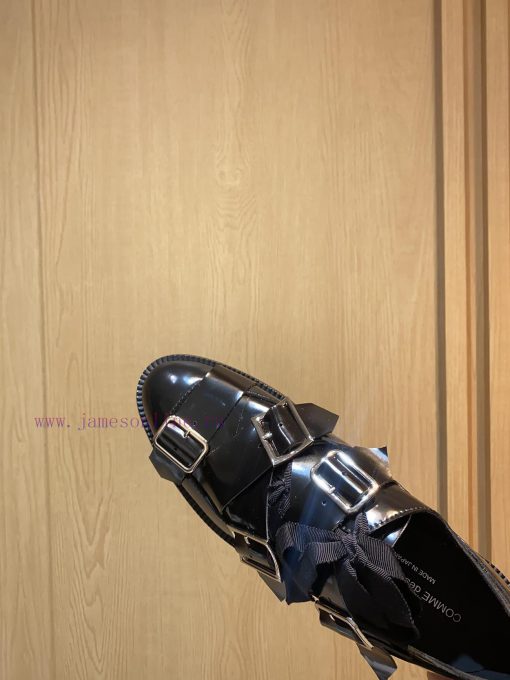 2024 new comme des garcons CDG Kawakubo Rei runway style small leather shoesIron shoes boundu0kob7tg - Image 8