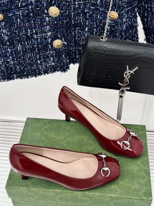 Gucci's timeless classic style with a buckle and fashionable single shoeOriginal developmentzpjf0433 - Image 4