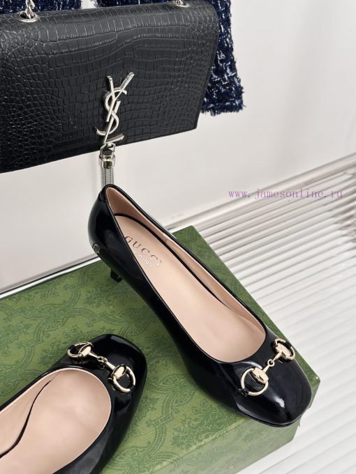 Gucci's timeless classic style with a buckle and fashionable single shoeOriginal developmentw3eq52ye - Image 6