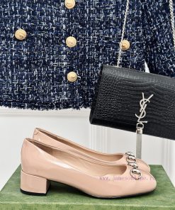 Gucci's timeless classic style with a buckle and fashionable single shoeOriginal developmentanbiy2wm
