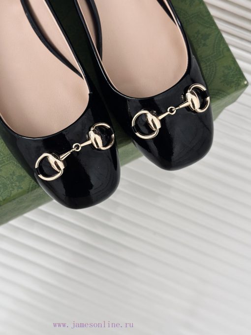 Gucci's timeless classic style with a buckle and fashionable single shoeOriginal developmentz2s3kjjc - Image 8