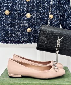 Gucci's timeless classic style with a buckle and fashionable single shoeOriginal development9fe36z64