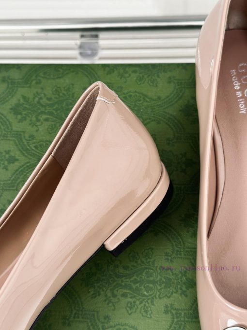 Gucci's timeless classic style with a buckle and fashionable single shoeOriginal development9fe36z64 - Image 7