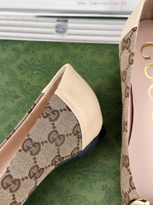 Gucci's timeless classic style with a buckle and fashionable single shoeOriginal developmentqqbl69n6 - Image 7