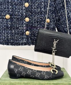Gucci's timeless classic style with a buckle and fashionable single shoeOriginal development15qcy43f