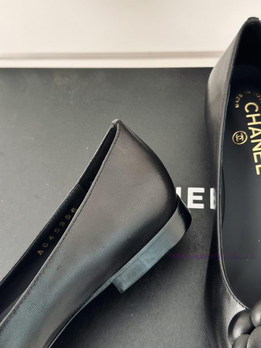 Chanel | Chanel 24c New ProductDouble C Mountain Camellia Single ShoesThe shoe upper is made74q6x9ju - Image 7